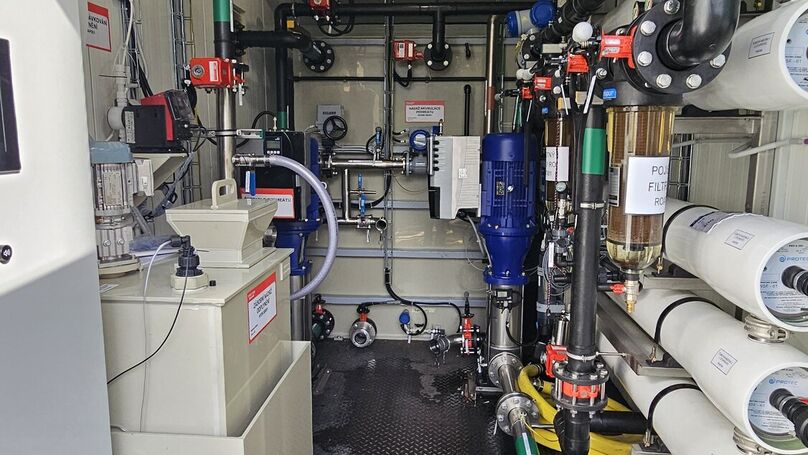 Nová mobilní jednotka pro úpravu vody